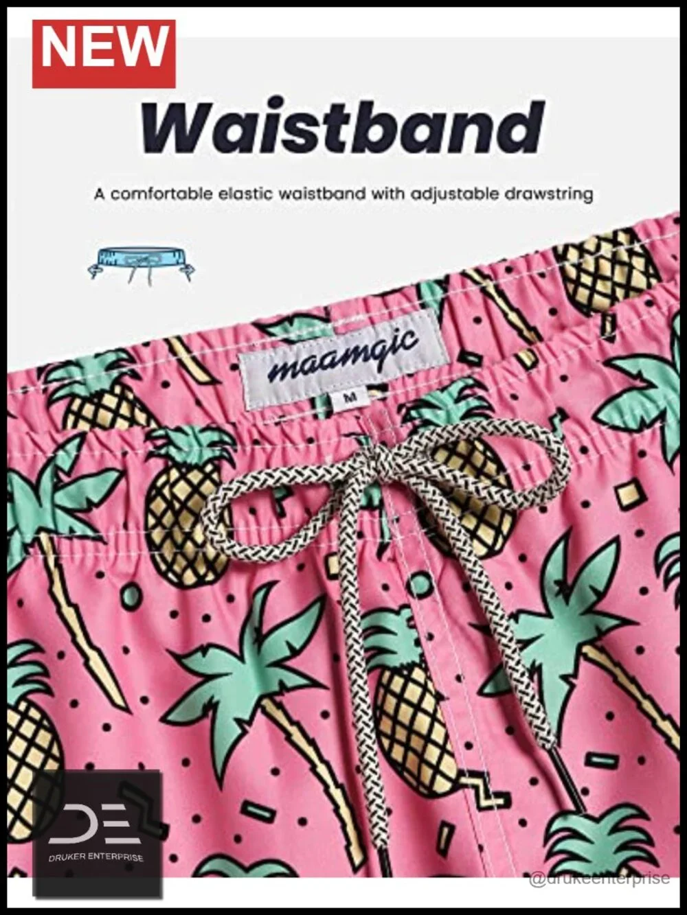 Quick Dry Swim Trunks with Mesh Lining 7